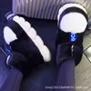 Pantofole inverno da donna Scarpe calde per peluche fodera per interni pannelli coppie piattaforma fusti di neve