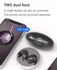 Super mini trådlösa hörlurar ultratin bluetooth hörlurar äpplörror binaural stereo ipx5 vattentät led kraft skärm sovande headset fingeravtryck beröring