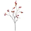 Decorative Flowers 52cm Artificial Flower Branches Fake Tree Rattan Vine Dead Office Home El Wedding Decor Arrangement