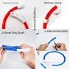 Hundekragen 20pcs Kragen Glasfaser Pet Luminous LED Bunte USB wiederaufladbar
