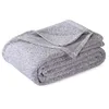 Sublimation Polyster Blanket 50x60inch Blank Grey Jersey Sweater Fleece Blankets DIY Printing Sofa Bed Rug FY5623