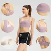 Yoga Outfit Crossed Shoulder Straps Bras Gym Fitness Athletic Brassiere Vest Comfortable Wearing For Sports Black White Solid Color