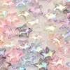 Acryl Plastic Lucite Cordial Design 100 stcs 19*19mm Diy Clear Beads/Aurora Effect/Star Shape/Hand Made/Sieraden Bevindingen Componenten/Acryl -kralen 230820