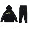 Jaune Trapstar Survêtement Dégradé Brodé Rembourré À Capuche Sweat Mode Rue Sportwear Pantalons De Survêtement Femmes Pull Vêtements