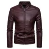 Men's Suits & Blazers Original Man Blazer Leather 2021 PU Men Jacket Suit Motorcycle Hombre Slim Fit Winter Coat273Q