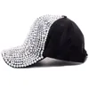 Berets Female Fashion With Diamonds Pearl Baseball Cap Travel Sunshade Casual Sports Caps For Men