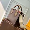 Women Fashion Designer Bag Solid Color Letter Tote Bags Interior Zipper Pocket Everyday Capacity Shoulder Bag Classic Crossbody Bags With Box Free Shipping M46373