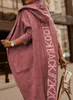 Malhas femininas Tees Cardigans Knit Sweater Women Women Spring Autumn Winter Letter Maxi Loose Coat Soft Jacquard Y2K E-GIRL Long Knit