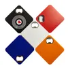 Square Plastic Abs Coaster Opener kan skriva ut logotyp