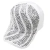 Berets Female Fashion With Diamonds Pearl Baseball Cap Travel Sunshade Casual Sports Caps For Men