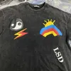 T-shirt maschile di alta qualità Nizza maglietta per la moda arcobaleno arcobaleno uomo Talto in stile estivo in stile estivo