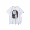 メンズTシャツの入浴猿のシャツ新しい夏のメンズサメの丸いネックTshirtファッションブランドグラディエント印刷半袖
