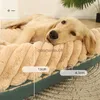 Hoopet Pet Bed avec Double Four Seasons Dog Mat Amovible Lavable Sleeping Pad pour Chiens Chats Winter Warm House Pet Mat HKD230821