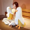 Decorative Objects Figurines Cute Banana Duck Plush Toy Duckling Pillows Cartoon Stuffed Animals Soft Fluffy Peel Home Living Room Decoration 230818