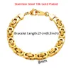 Charm Bracelets 5 Styles Curb Cuban Link Chain Bracelet Homme Wholesale Braslet Male Gold Silver Color Stainless Steel For Men Jewelry 230821