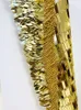 Damespakken goud veer handgemaakte kralen decoratieve kraagjas