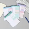 Bladen ongedateerd om te doen Lijst Notebook Spiral Kladblok dagelijkse planning per uur planningsschoolbenodigdheden briefpapier