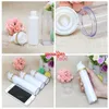 300pcs/lot White AS 15ml 30ml 50ml Airless bottle pump Clean Cream jar lotion container cosmetic packaging F050211 Lhosb