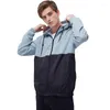 남성용 재킷 DINOGREY MENS 방수 윈드 브레이커 레인 재킷 가을 스프링 지퍼 코트 가벼운 디드 비옷 캐주얼 야외