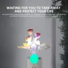 Nyhetsartiklar Creative Colorful LED Night Light Luminous Vase UseU Plug-In Smart Lamp Control Induktion sovrums sömn för heminredning 230821