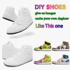 DIY Classic Outdoor Casual Shoes Men's and Women's Basketball Shoes Cartoon Fashion Pop