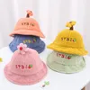 Berets Kids Winter Kind Girls Boys очаровательны Carton Cosplay Brim Bucket Hat Soft Sun Fisherman Cap