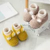 Hausschuhe Kinder Pantoffeln Winter süße Süßigkeiten Farbe Kleinkind Cartoon Outdoor Baby Schuhe Junge Mädchen Infant Nicht rutschweiche warme Innenschuhe HKD230821