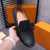 Alta qualidade 2023 Sapatos de vestido de vestido de couro genuíno Partem dos casamentos de casamentos masculinos, designer de moda de moda Business Business Flats Tamanho 38-44