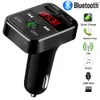 Bluetooth Car Kit Dual USB -зарядное устройство для Samsung Xiaomi Fruit Phone с FM -передатчиком Disc/TF Card Play Music Drop Delive Autom Dhgvc