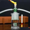 Tuyaux De Fumer Led Glow Verre Narguilé Pipe Fumée Shisha Jetable Brûleur À Huile Ash Catchers Bong Percolater Bubbler Cadeaux Tabac Bol A Dhcf5