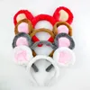 Haarzubehör für Erwachsene Kinder Party Plüsch Ratten Maus Ohrstirnband Geschenk Animal Cosplay Hair Bands Geburtstag Weihnachten Halloween Holiday Festival 230821