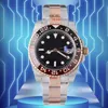 Designer relógio aaa luxo designer submarino relógios 40mm mostrador preto automático mecânico cerâmica moda aço inoxidável à prova dwaterproof água relógio de safira luminosa