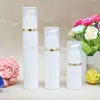 Gold Line Plastic Travel Bottles Empty DIY Portable Cosmetic Packaging With Airless Bottle Packing 100pcs/lot Svxxt