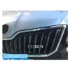 10 peças adesivo de carro liga traseiro emblema traseiro para o logotipo skoda vrs kodiaq karoq 2 a7 tour rs excelente octavia fabia 1 rapid acessório230t