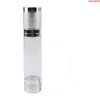 50 ml Gold Silver Travel Refillable Airless Cream Lotion Pump Bottle Vacuum Cosmetic Packaging 50cc Containrar SN853Goods Wnrbw