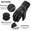 Sports Gloves KUTOOK Ski Goatskin Leather Winter Snow Waterproof Snowboard Thermal Outdoor Skiing Windproof 230821