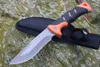 Ny M7638 utomhusöverlevnad Rak kniv 3Cr13Mov Titaniumbeläggning Drop Point Blade GFN Handle Fixed Blade Knives With Nylon Mantel