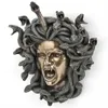 Andere Wohnkultur griechische Mythologie Medusa Wandstatue Griechische Mythologie Monster Statuegothic Myth Legend Snakes Statuen Home Dekoration x0821