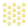 Disposable Dinnerware 20pcs 7 Inches Paper Plates Fruit Party Tableware Creative Plate Supplies For Home (Lemon Pattern)