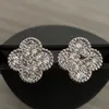 Pendientes de diseño Moda Vintage Charm Stud Pendientes Volver Nácar Plata Chapado en oro de 18 quilates Ágata para mujeres Niñas Regalo del día de la madre de San Valentín