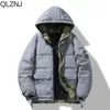 Giacche da uomo maschile parka con cappuccio con cappuccio inverno inverno cappotto maschio streetwear oversize oversize cotone imbottito giacca trapuntata outwear casual y2k abiti 230821