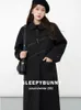 Vestes pour femmes coréens élégants sweet basiques manteaux d'hiver vintage pour les femmes cohésion confortable esthétique froide 230818