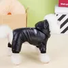 Hundkläder vinter vadderad onesie valp dräkt för små hundar varm fleece coat shih tzu down jacka chihuahua jumpsuit Yorkie kläder