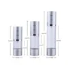 10pcs 15ml Small mini Empty Foil Cap Toner Perfume Pressed Rotary Refillable Airless Cosmetic Bottle Sample Makeup Containers Pgmst