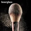 Pinceaux de maquillage Sablier Poudre Pinceau Double Tête Réglage Poudre Pinceau De Maquillage De Luxe Poignée En Métal Fluffy Contour Sculptant Outil De Maquillage HKD230821