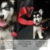 Colliers pour chiens Ceinture de sécurité pour voiture de chat Laisse réglable Siège de véhicule Clip magique Fournitures pour animaux de compagnie Harnais Levier de sécurité Traction pour accessoires de collier