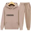 Mens Designer ESS Survêtement À Capuche Saison 19 couleurs Main High Street Lettre Nouveau Pull Ensemble Hommes Et Femmes ess Hooded Jacket176b