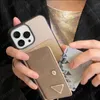 Fashion Designer Phone Cases For IPhone 14 Pro Max Plus 13 12 11 Classic Leather Mobile Shell Cover Letters Case With Card Holder Pocket