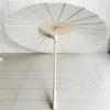 Dekoracja imprezy 10 sztuk 24 cale Parasoli średnica 60 cm papierowy parasol na malowanie DIY ślubne