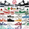 Designer Virgil Trainer Platform Sneaker Casual Chaussures Monogram Denim Toile Cuir Abloh Noir Blanc Vert Bleu Rouge Superpositions Hommes Femmes Baskets De Sport 36-45